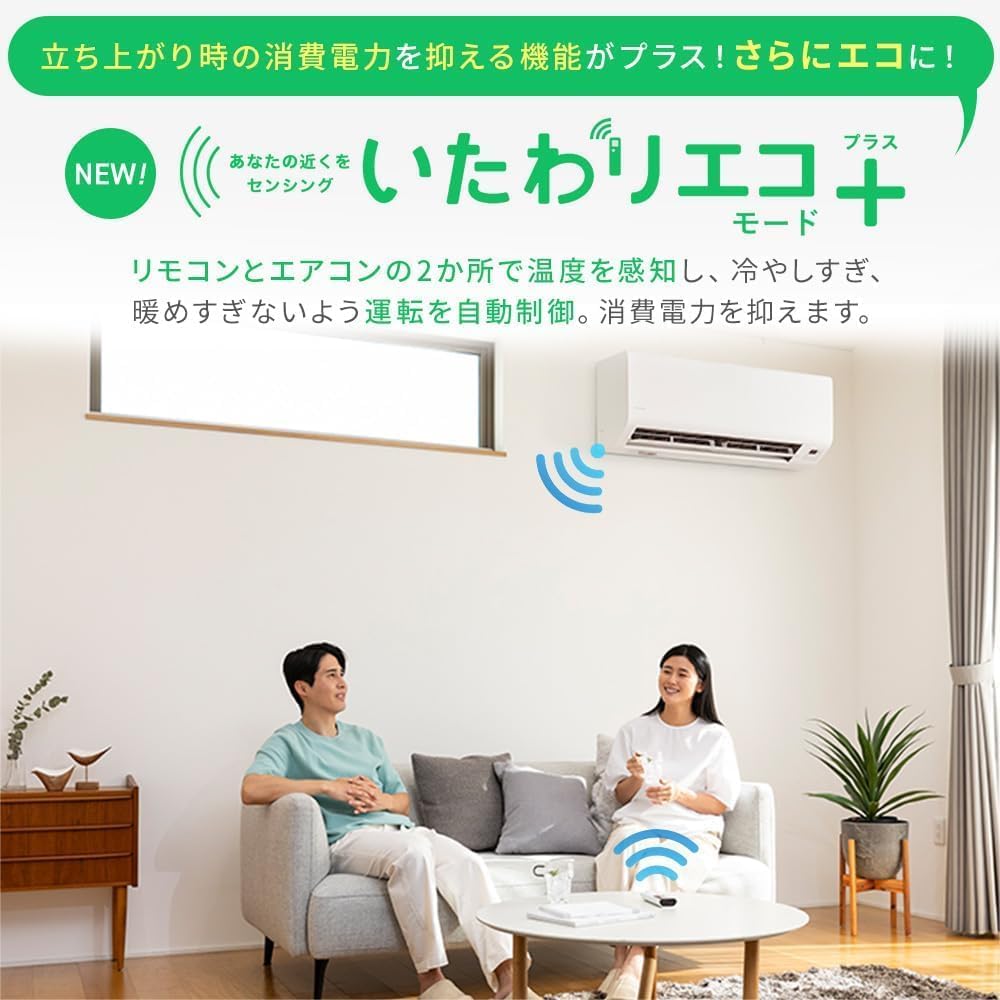 Iris Ohyama IPF-2202S-W Room Air Conditioner Separate Air Conditioner Sleeping Timer Interior Cleaning Function 2.2 kW White