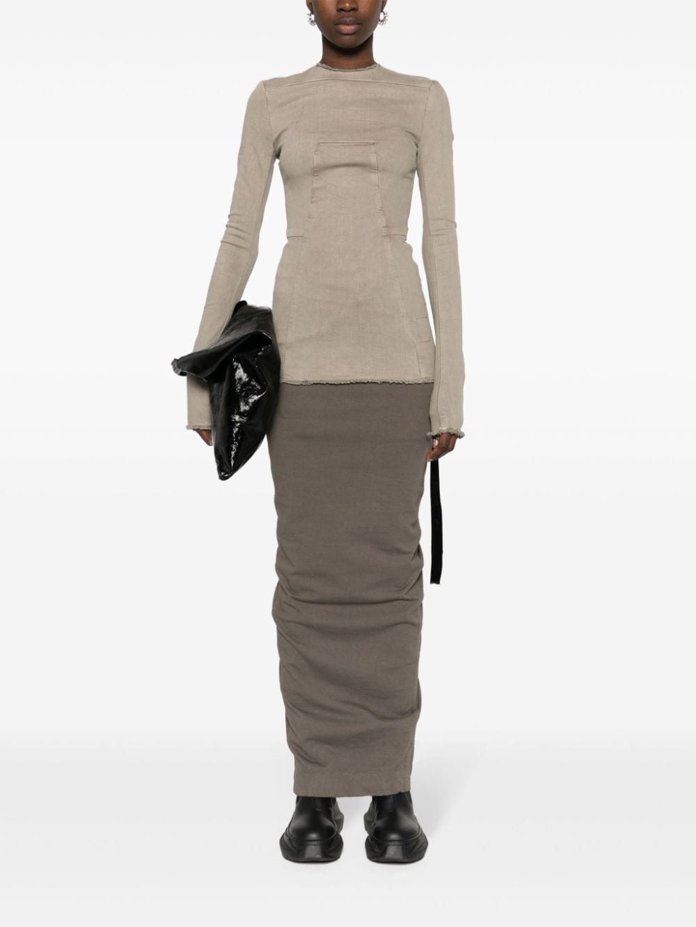 Rick リック・オーウェンズ・Drkshdw長袖デニムTシャツ - Image 6