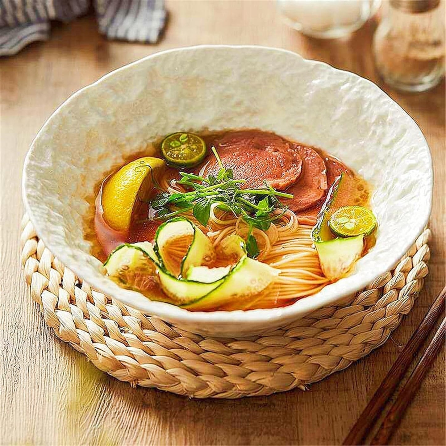 ZanPol Ramen Bowl, Stainless Steel, Insulated, Leak Proof, Noodle Tsuyu, Instant Ramen Bowl, Tableware East, Bowl, Ramen Bowl, Udon Bowl, Rice Bowl, Bowl, Ceramic, Udon, Cold Noodle, Oden Bowl, Salad