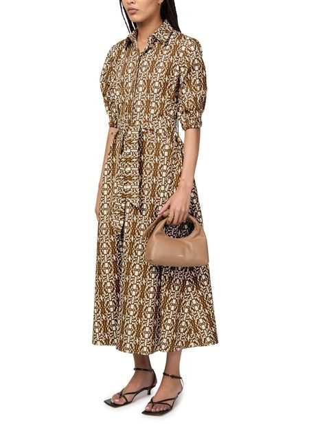 MAX MARA Luxgi コットンポプリン マキシ丈 ニットワンピース - Image 6