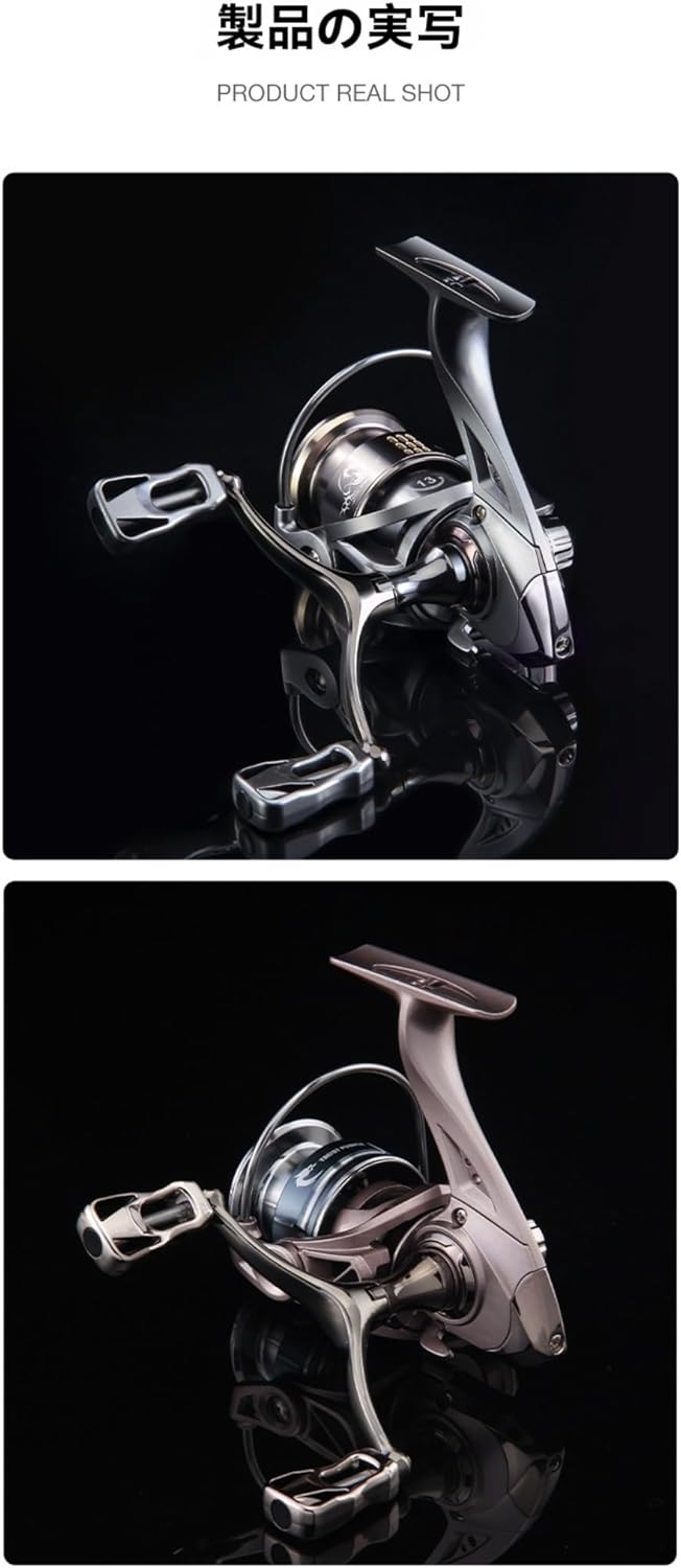 Sailozai釣りリール1500 S/2500 S/3000ダブルハンドル回転リール路亜、紡績車輪、ダブルロッカリール遠投マイクロフィッシュホイールSW