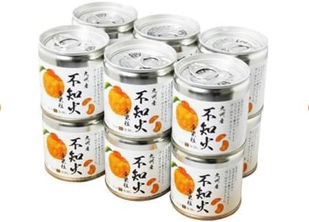 Kyushu Shun Shokan, Domestically Produced, Large Grain, Canned Fire, Set of 12, Produced in Kumamoto Prefecture, Tangerine, Fruits, Canned Fruits, Assorted, Luxurious, Gift, Mid to the Heat