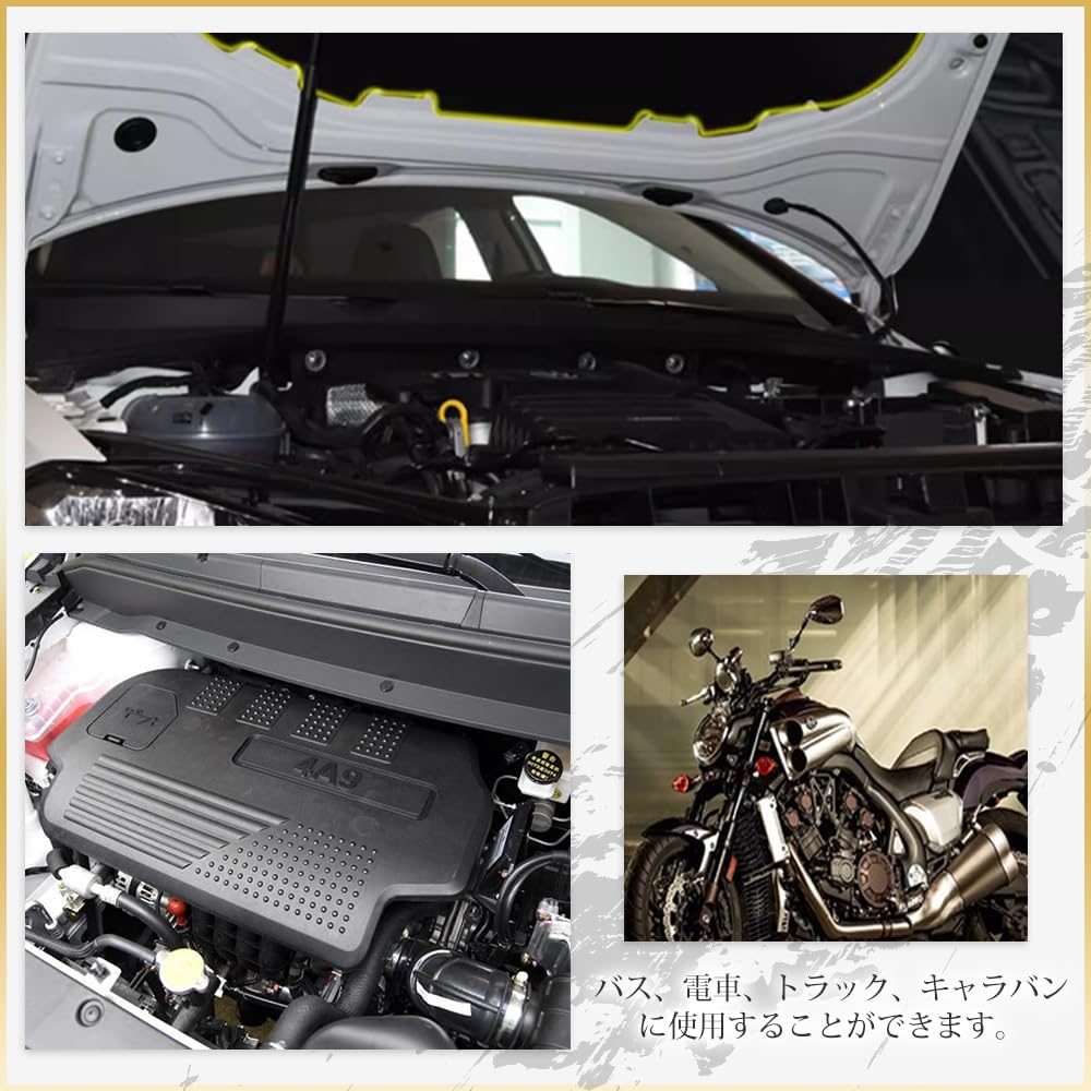 SAMCOS Automotive Rivets 0.3 inch (8 mm) Hole Diameter, Approx. 100 Pcs Push Rivet Bumper Clip Cover Retention Clip Nylon for Nissan, Mitsubishi, Suzuki, Honda, Daihatsu Cars, Black