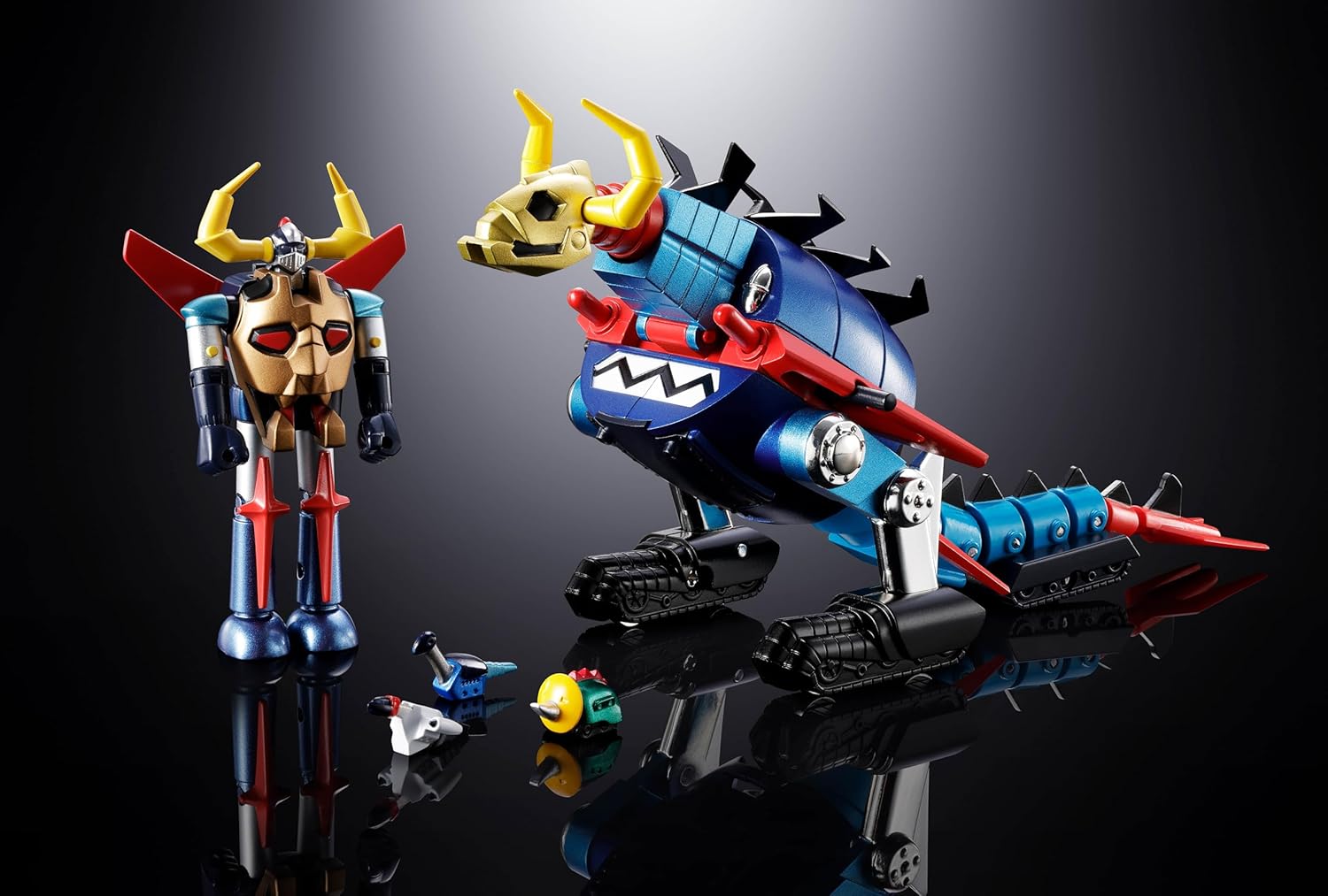 Tamashi Nations Chogokin Big Sky Dragon & Guy King ABS Die-Cast PVC Painted Action Figure