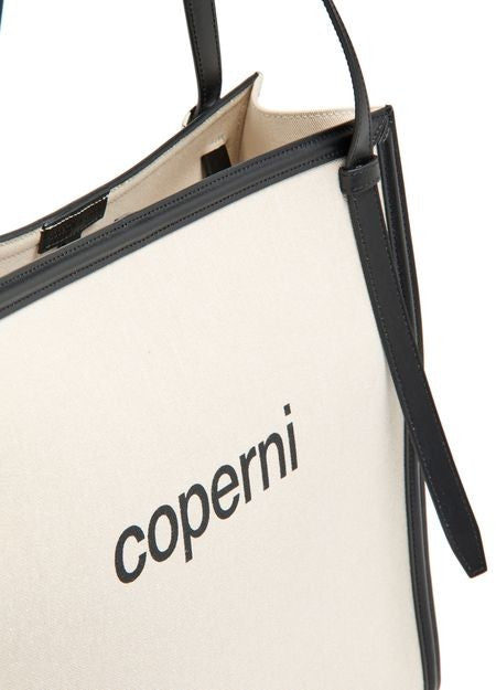 COPERNI ブランドロゴ キャンバス ベルトトートバッグ - Image 6