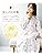 Nishiki Women's Sleepwear, Pajamas, Made in Japan, Domestic Sewing, 100% Cotton, Smooth Material, Skin-friendly, Dress, Long Sleeve, Open Front, Long Length, Spring and Autumn, Room Wear, Loungewear
