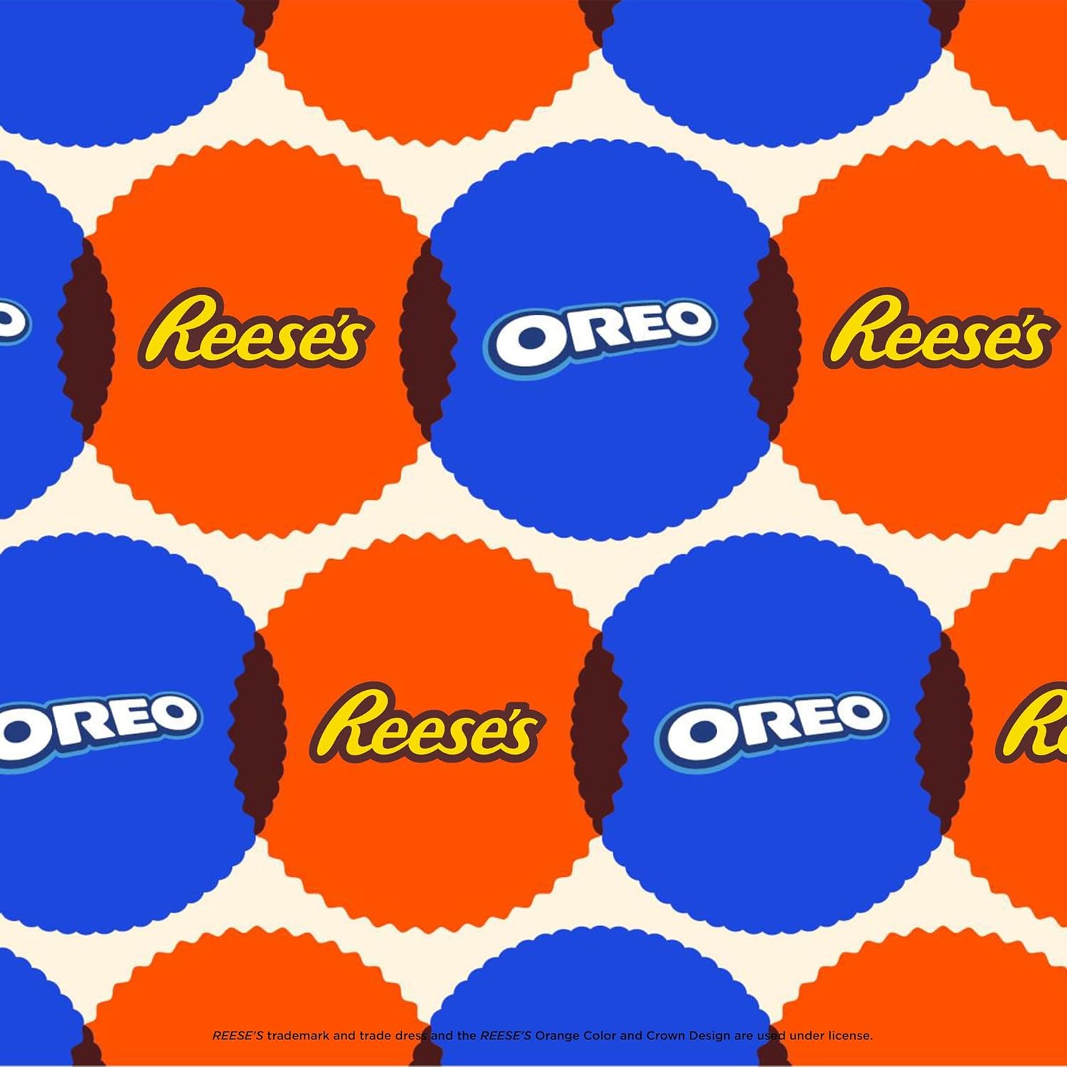 OREO REESE'S Peanut Buttery Creme Chocolate Sandwich Cookies, 12.35 oz (Pack of 2)