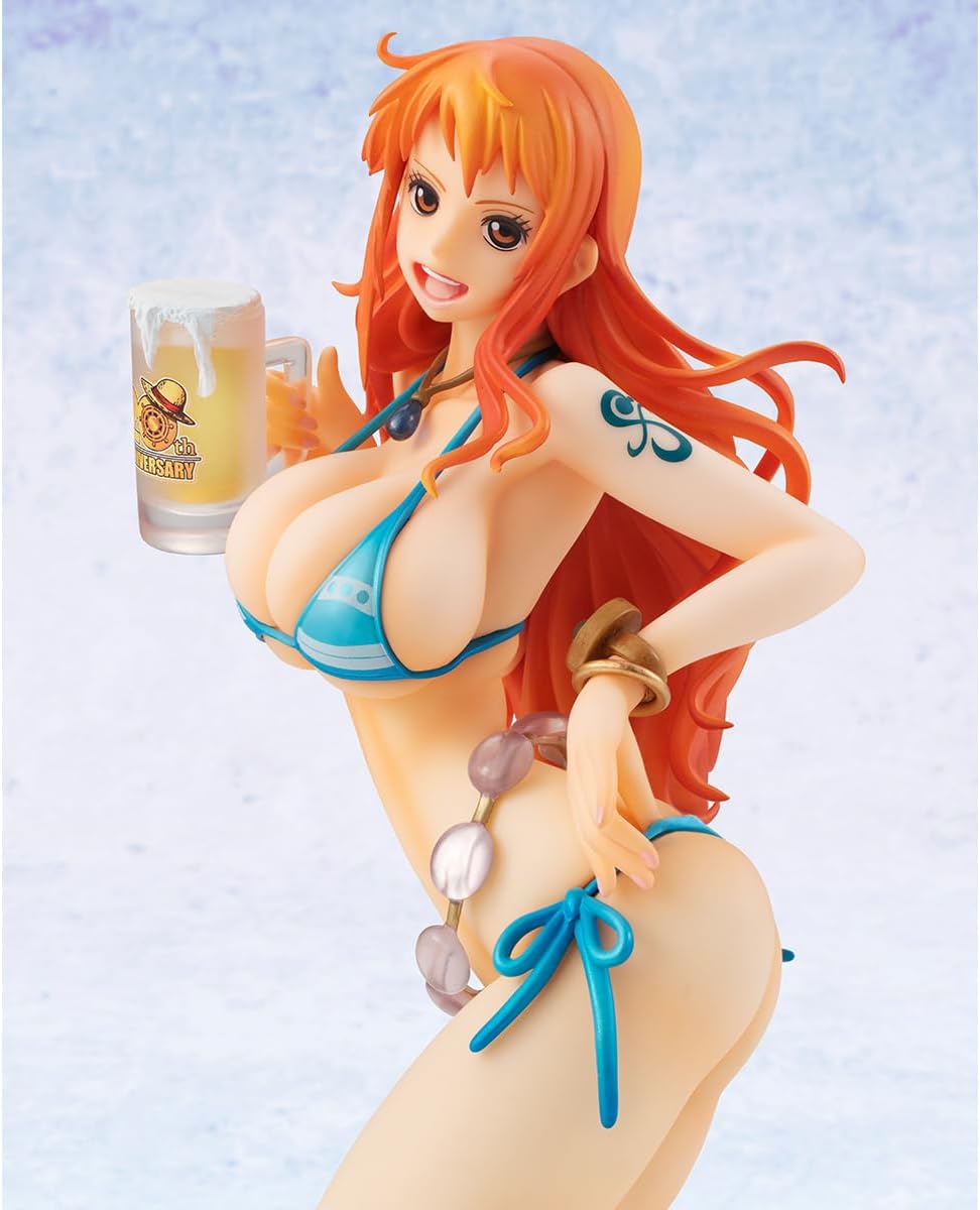 MegaHouse Portrait. Of.Pirates One Piece Limited Edition Nami Ver.BB_SP 20th Anniversary Pre-Painted Complete Figure