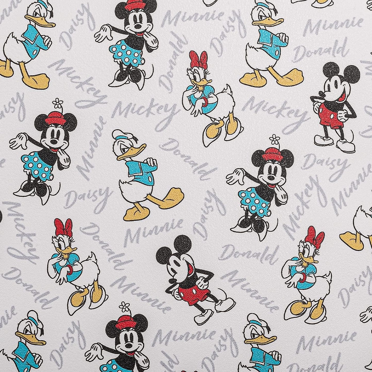 Loungefly Disney Mickey Minnie Mouse Donald Daisy Mini Mochila Bolso Blanco