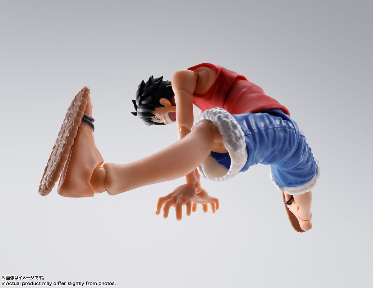 S.H. Figuarts ONE PIECE Monkey D. Luffy - Dawn of Adventure - Approx. 5.7 inches (145 mm), ABS & PVC Pre-painted Action Figure