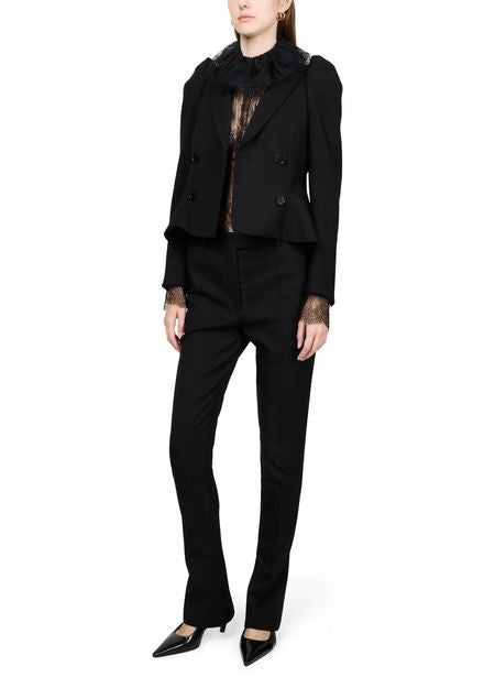 MCQUEEN Double breasted cropped jacket - Image 6