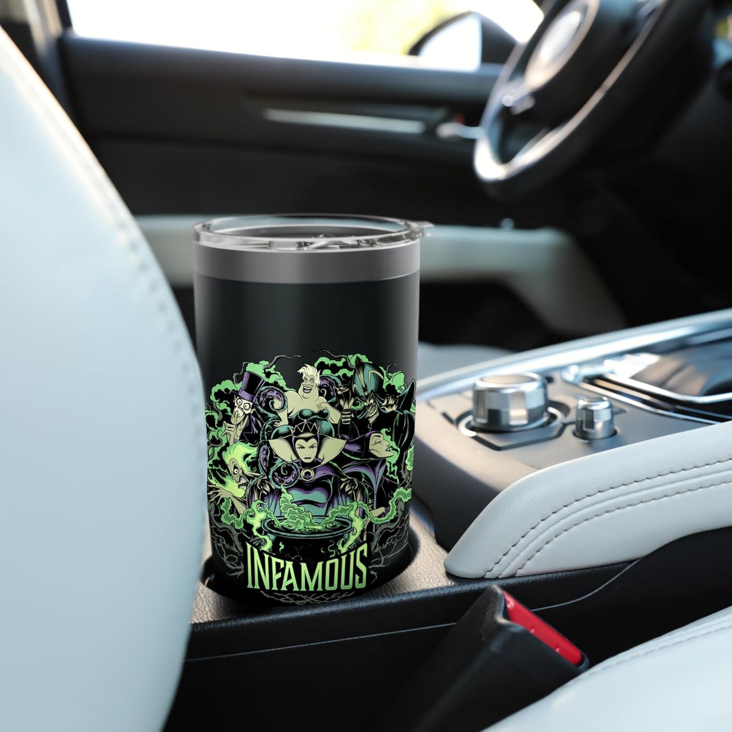 Disney Villains Infamous Evil Group - Vaso aislado de acero inoxidable