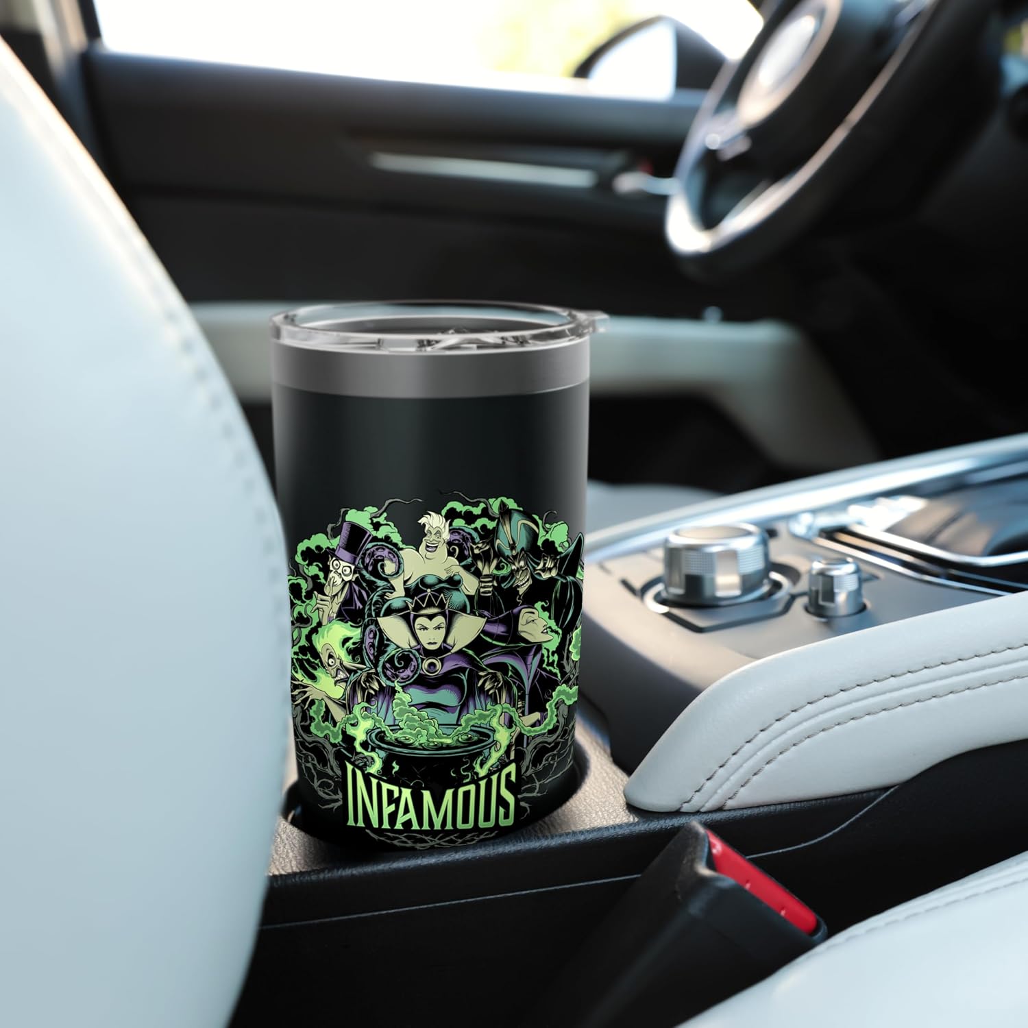 Disney Villains Infamous Evil Group - Vaso aislado de acero inoxidable