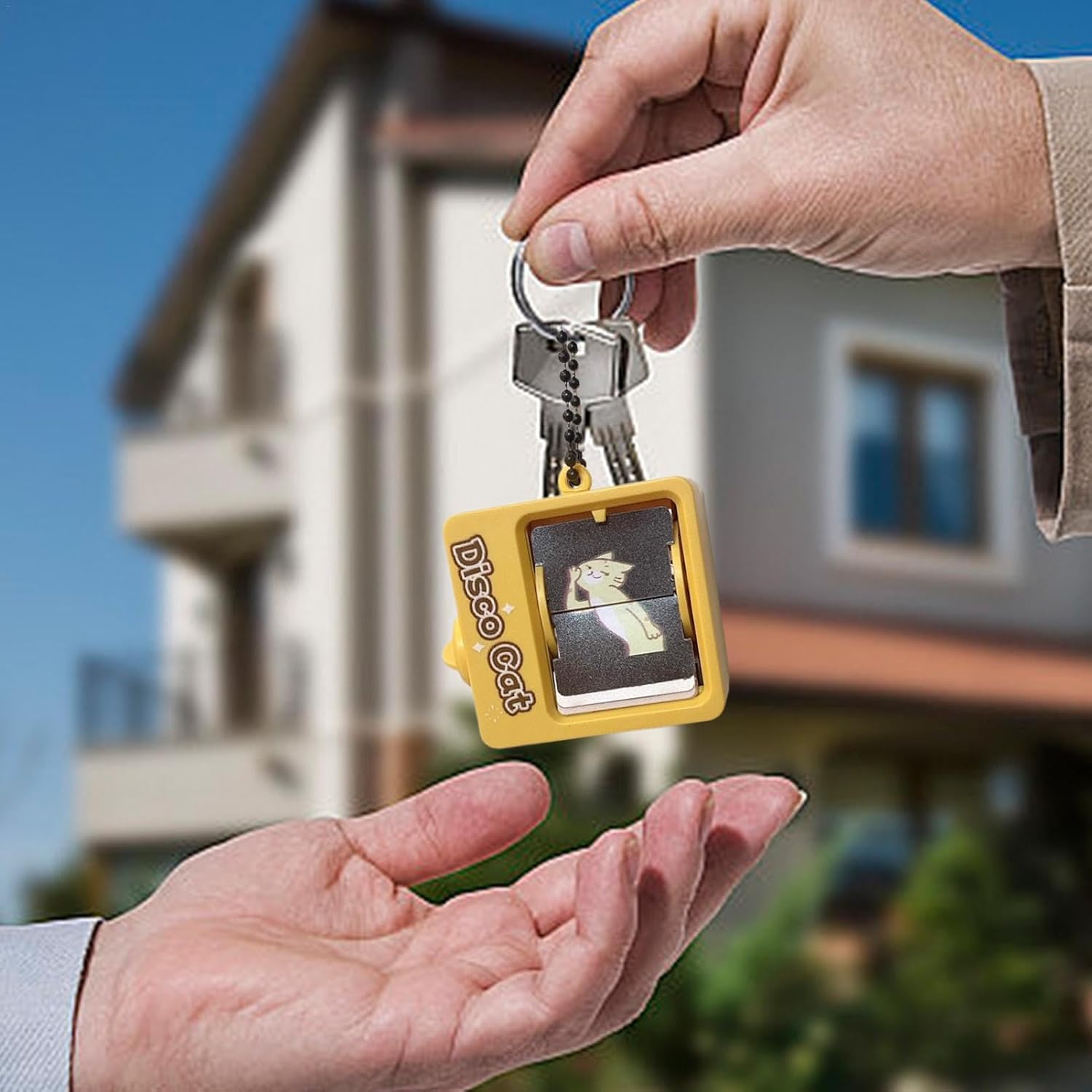 Anime Game Keychain, Anime Game Machine, Page Turning Machine - Animated Turning Toy, Page Turning Animation Toy Colorful Pattern for Kids