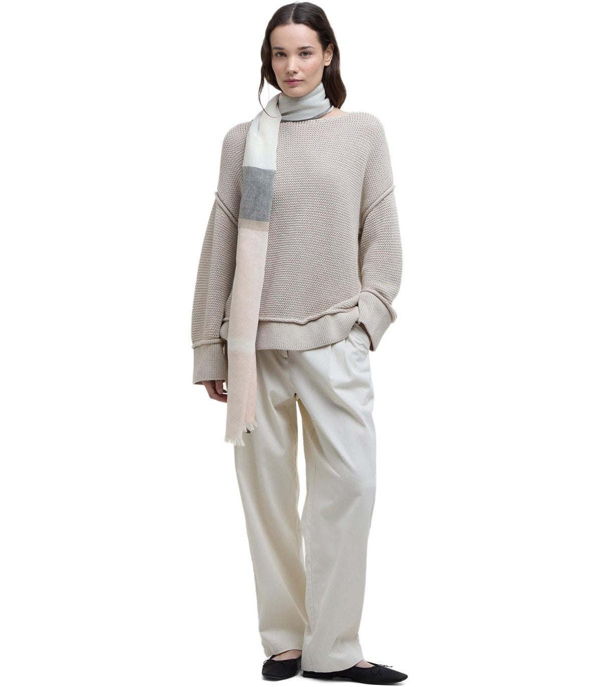 Barbour バーバーアビゲイルピンクスカーフ - Image 6