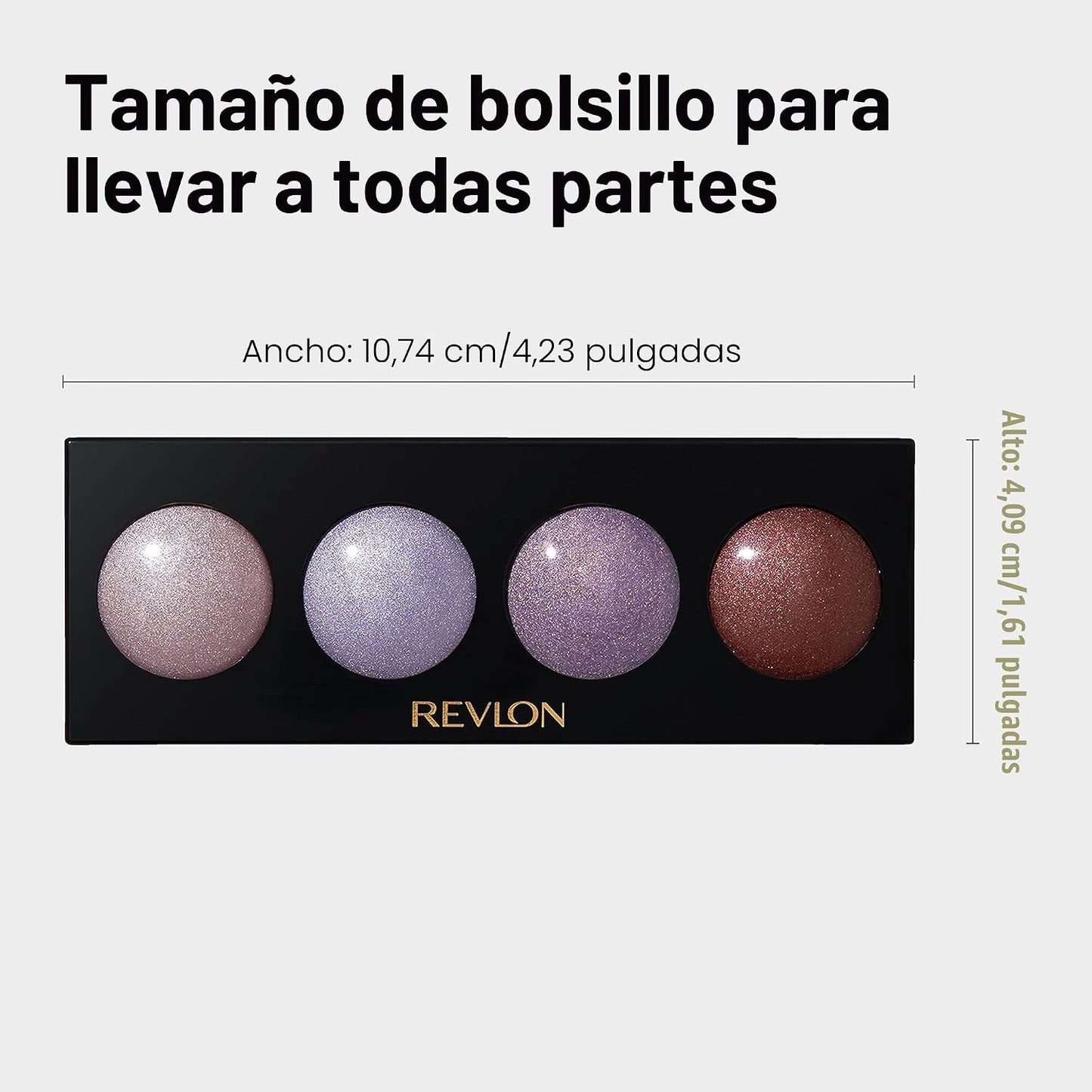 Revlon Paleta de Sombras de Ojos Crème, Maquillaje de Ojos Illuminance con Ingredientes Resistentes a los Pliegues, Pigmentado Cremoso en Acabados Mate y Shimmer Mezclables, 710 Not Just Nudes, 0.12