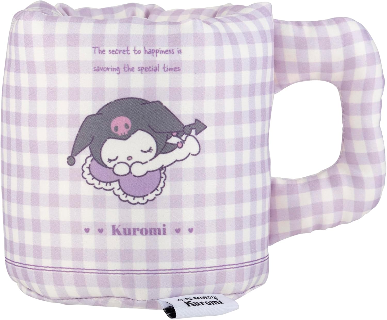 Moripilo 427411 Chrome Mug Style Trinket Case, Tabletop, Approx. 4.3 x 4.3 x 5.1 inches (11 x 11 x 13 cm), Blue, Gingham Plaid, Pen Holder, Cute, Goods, Present, Sanrio 427411