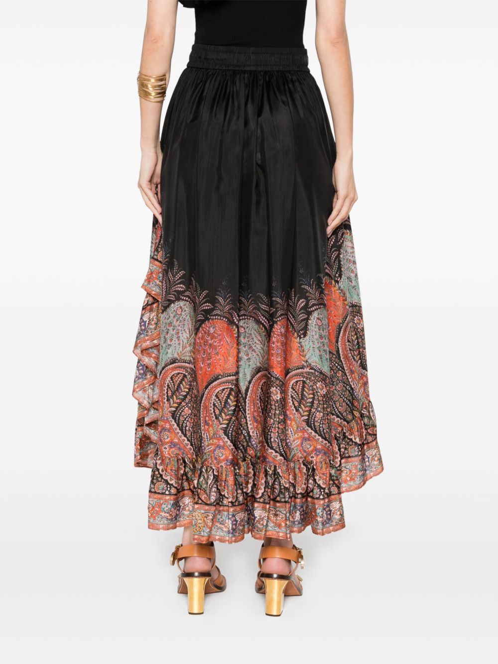 Zimmermann Zimmermann Rhiannonプリントシルクスカート - Image 6