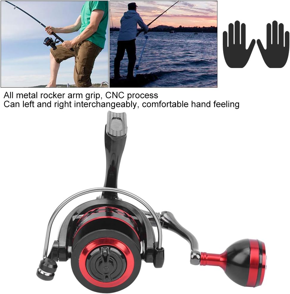 VGEBY DS5000 Spinning Fishing Reel DS Series No Gap One Way Pill Retention Rock Fishing Saltwater Fishing Spinning Reel Spinning Reel 5000 Reel