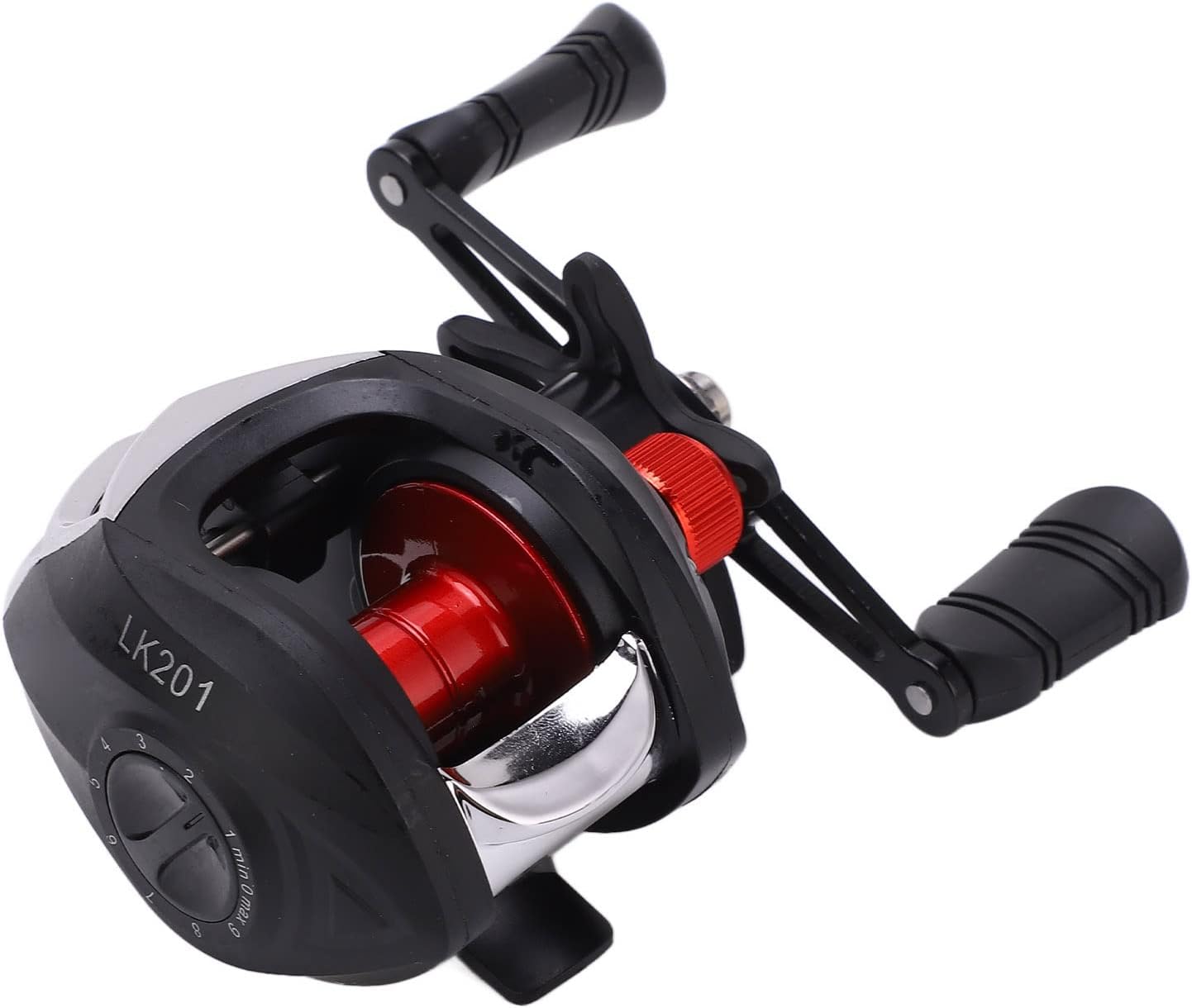 Raft Reel, Waterproof 17.6LB Drag Magnetic Brake Casting Reel 18+1BB Outdoor Double Seal Bearing
