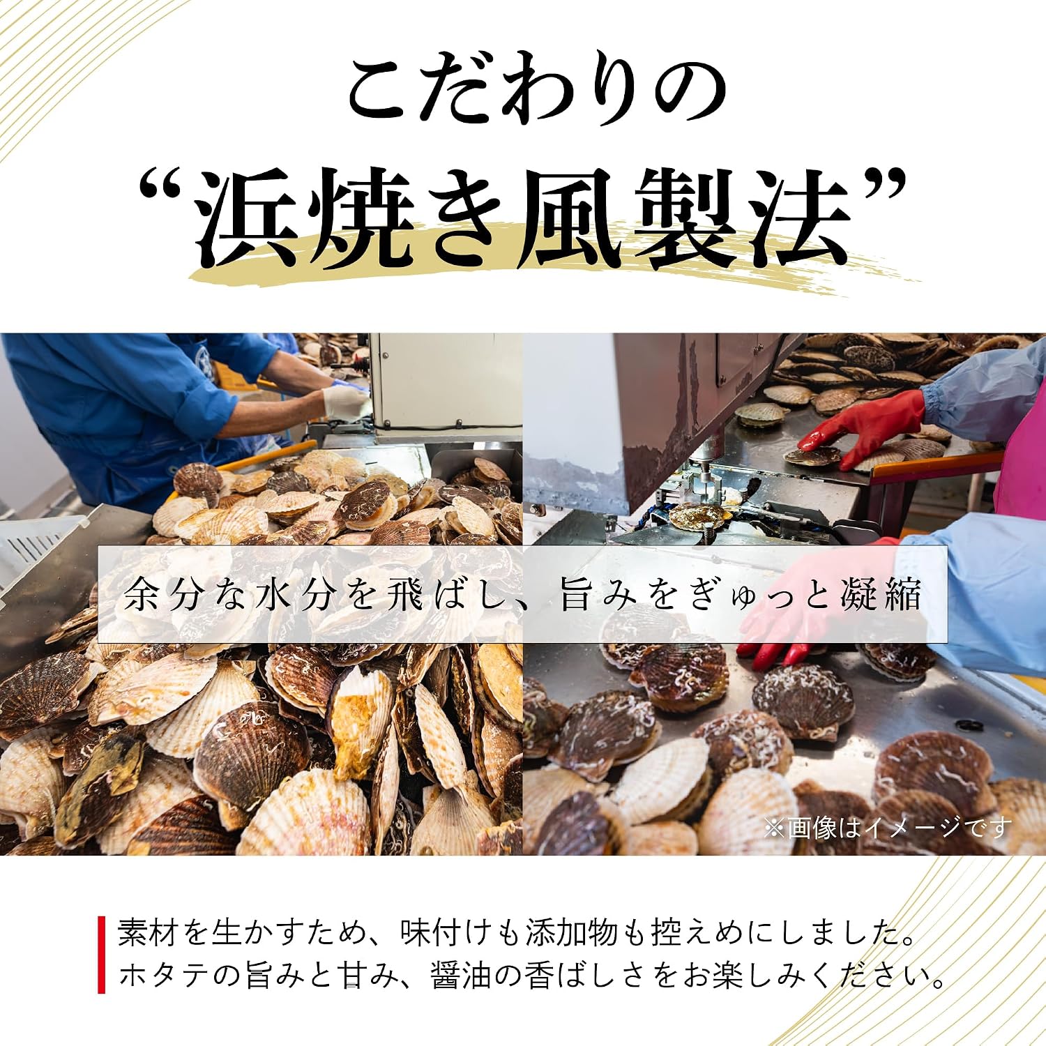 Domestically Produced, Beach-Fired Scallop Shellfish (with the umami and savory soy sauce flavor of scallops) Scallop Adductor Muscle Delicacy, Alcoholic Snack, Dried Fish by Chikatsu Shokai | Hamayaki Umaami Soy Sauce, Dried Food