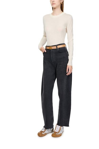 LOEWE Anagram reversible smooth calf leather belt - Image 6