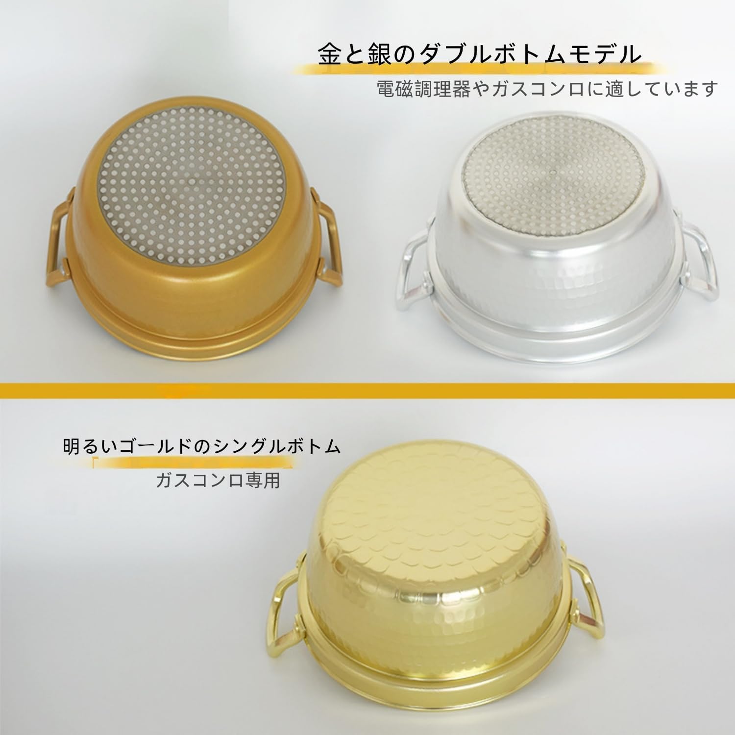 Kiwet Spill Proof Snow Flat Pot, Two-Handed Small Soup Pot, Hammered Pattern Sukiyaki Pot, Instant Ramen Pot, Small Soup Pot, Home Use, Commercial Nabe Udon Pot, Korean Ramen Pot, Kitchen Utensils,