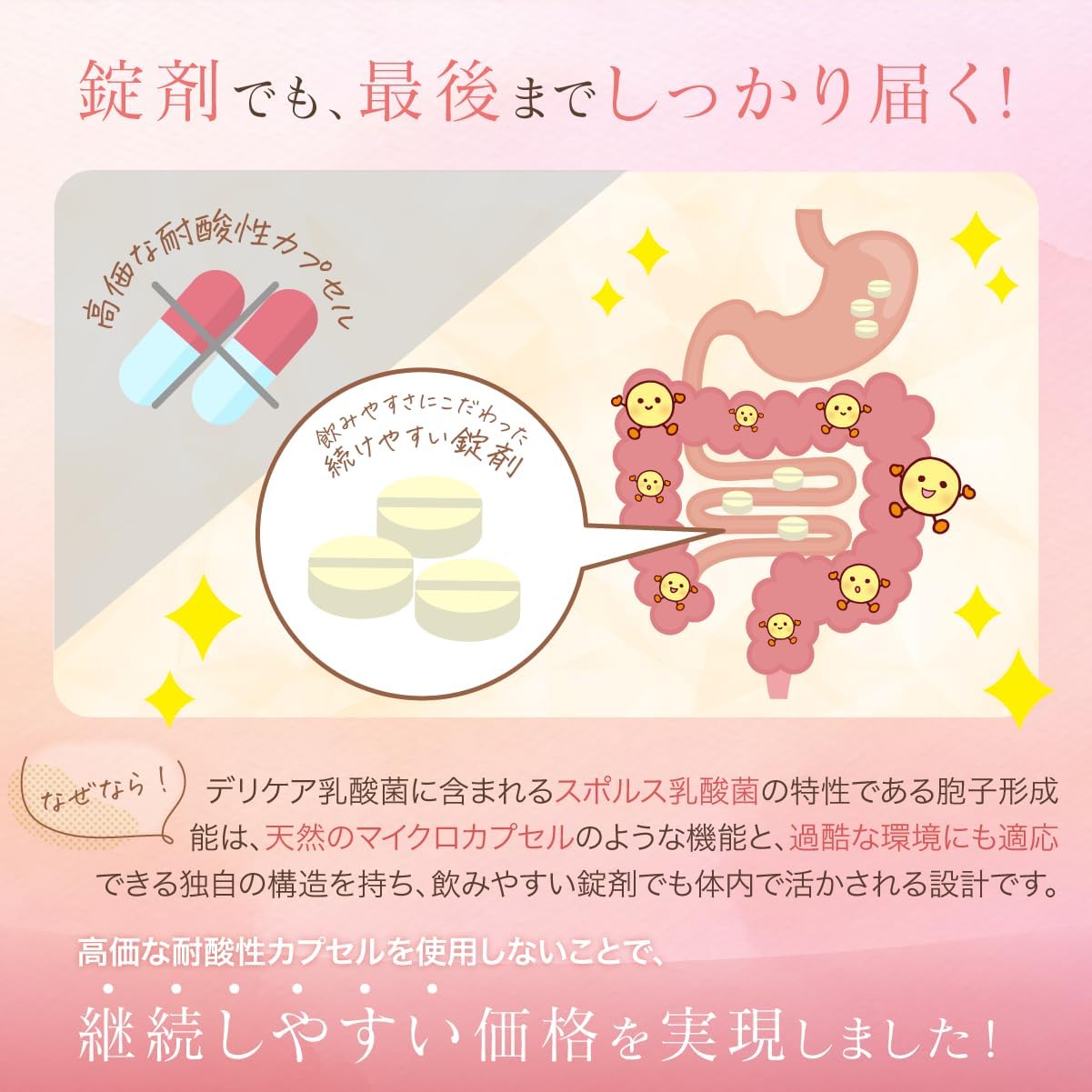 Delicate lactic acid bacteria supplement, Crystapus bacteria, Kirei wo Kanaeru Feminatura, 3 trillion counts, Triple Lactic Acid Bacteria, Bifidobacteria, Delicate, Femcare, High Blend, 7 Types of