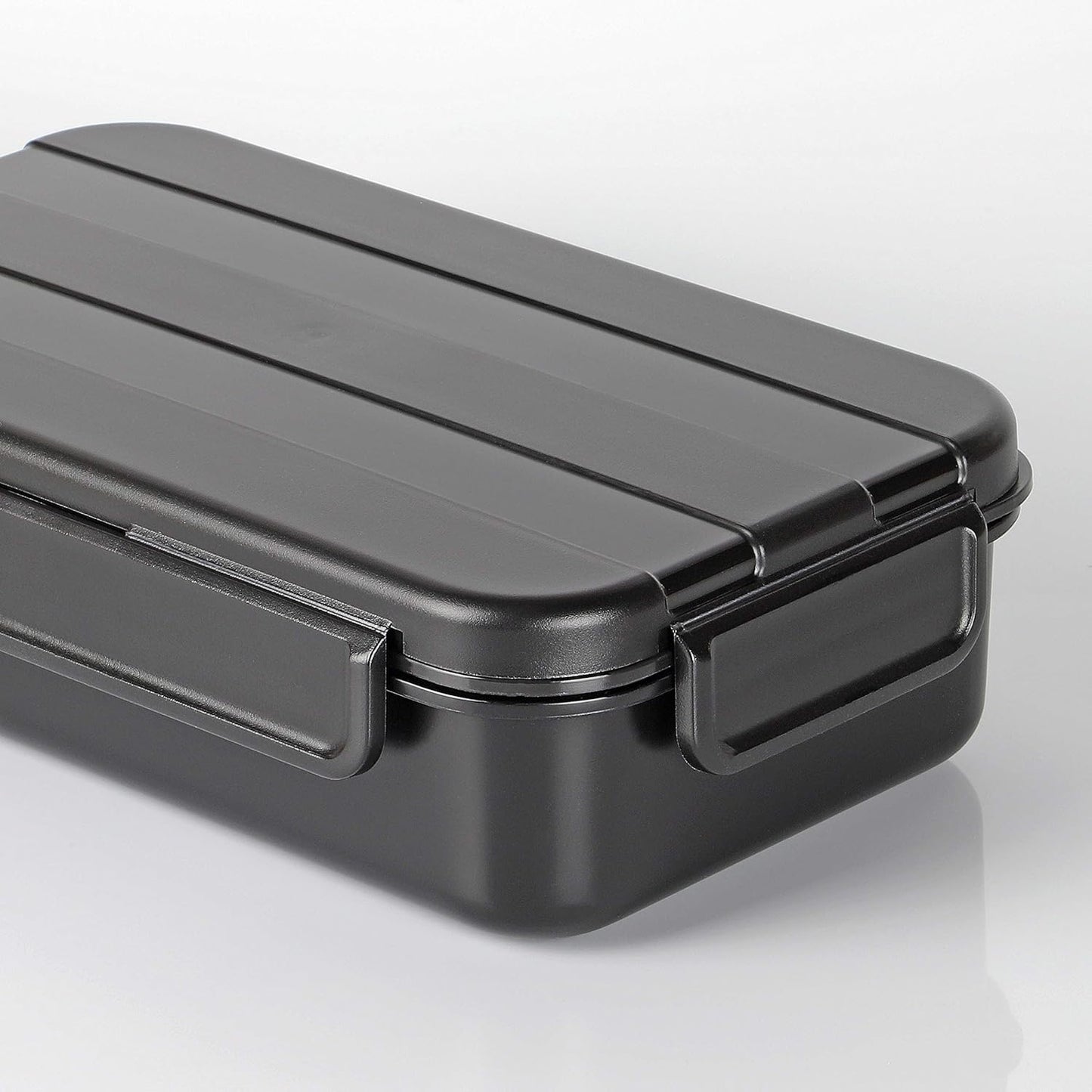 【BLKP】 Pearl Metal Bento Box, One-Tier, Made in Japan, Limited, Black, Microwave Safe, BLKP, Black, AZ-5045