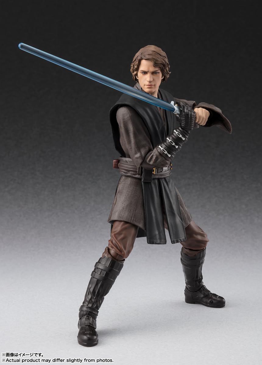 BANDAI SPIRITS S.H. Figuarts Star Wars: Ahsoka Anakin Skywalker, Approx. 5.9 inches (150 mm), PVC & ABS, Painted Action Figure