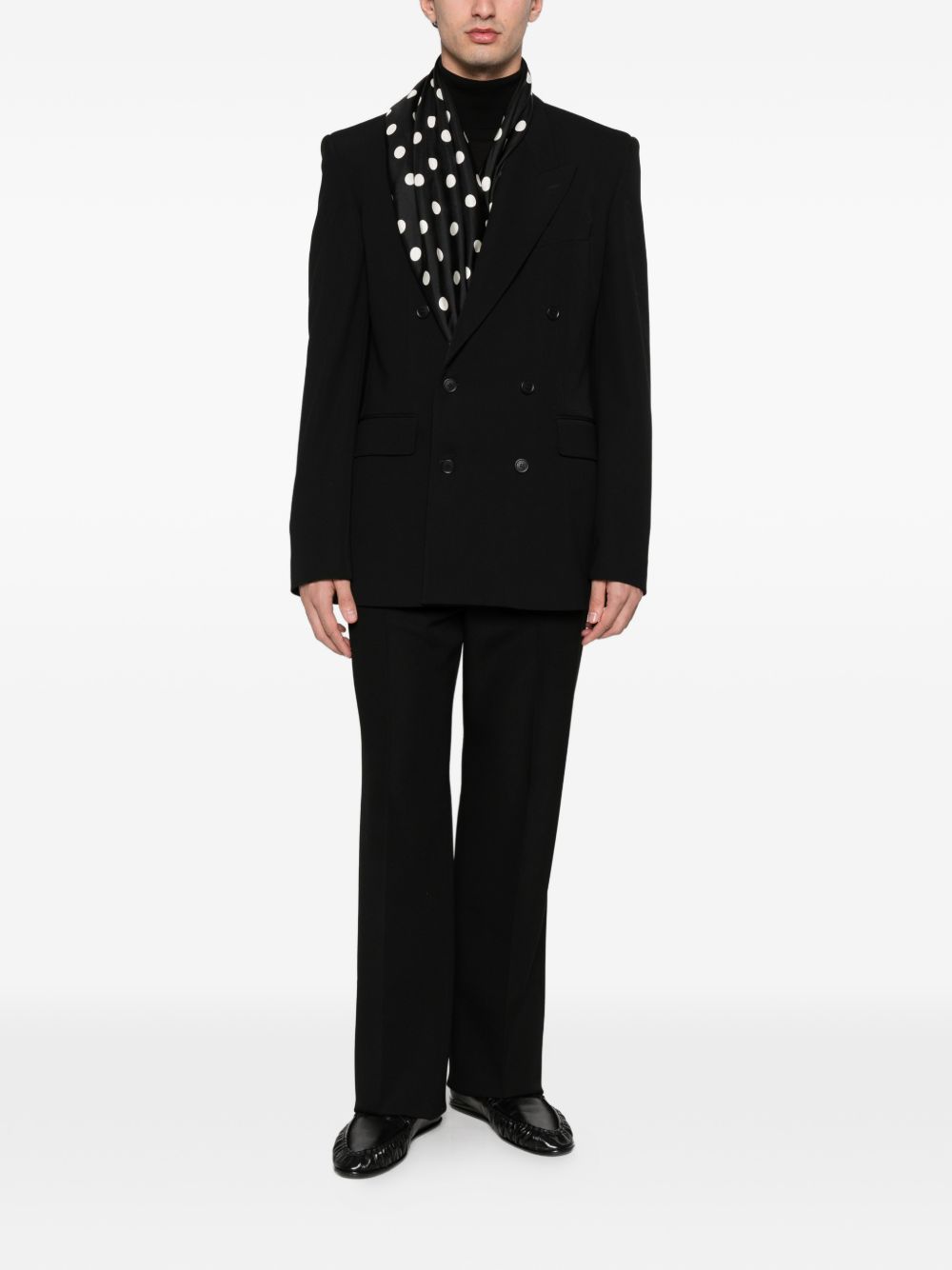Valentino ヴァレンティノ ウール フォーマル パンツ - Image 6