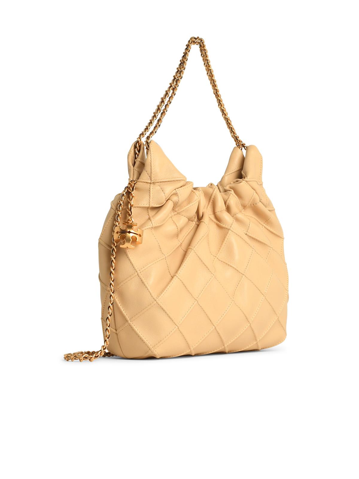 Tory Tory Burch 'Fleming' Cream Lear Bag - Image 6