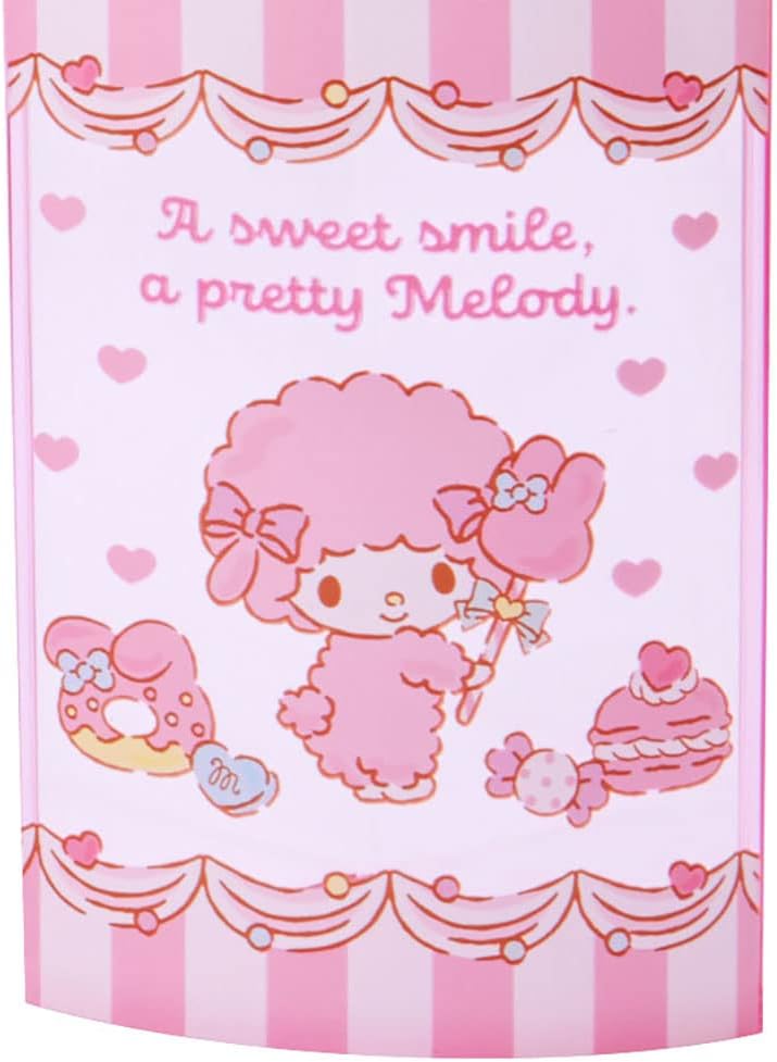 Sanrio 213136 My Melody Pen Stand, Pink, Plastic, 360 Degree Rotation, Rotating Pen Stand, Pen Holder, Cosmetics, Makeup Brush, Tulle, Pet Character