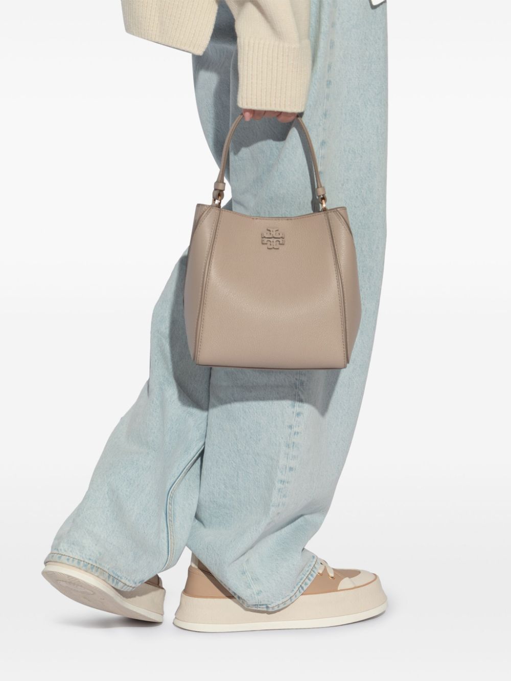 Tory Tory Burch Mc Grawスモールレザーバケットバッグ - Image 6