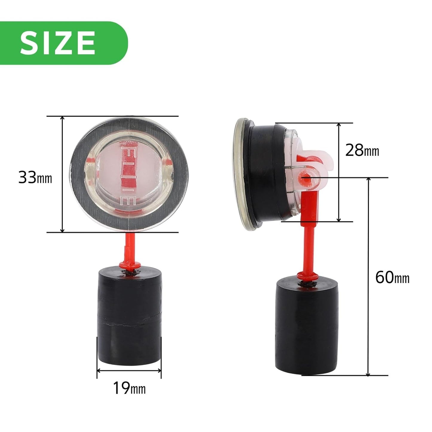 Fuel Level Meter for Agricultural Equipment General Purpose Gauge, Suitable for Gas Tanks, 1 Piece, Single Item, Compatible with Cultivator Snowblowers Tg950 (1 piece)
