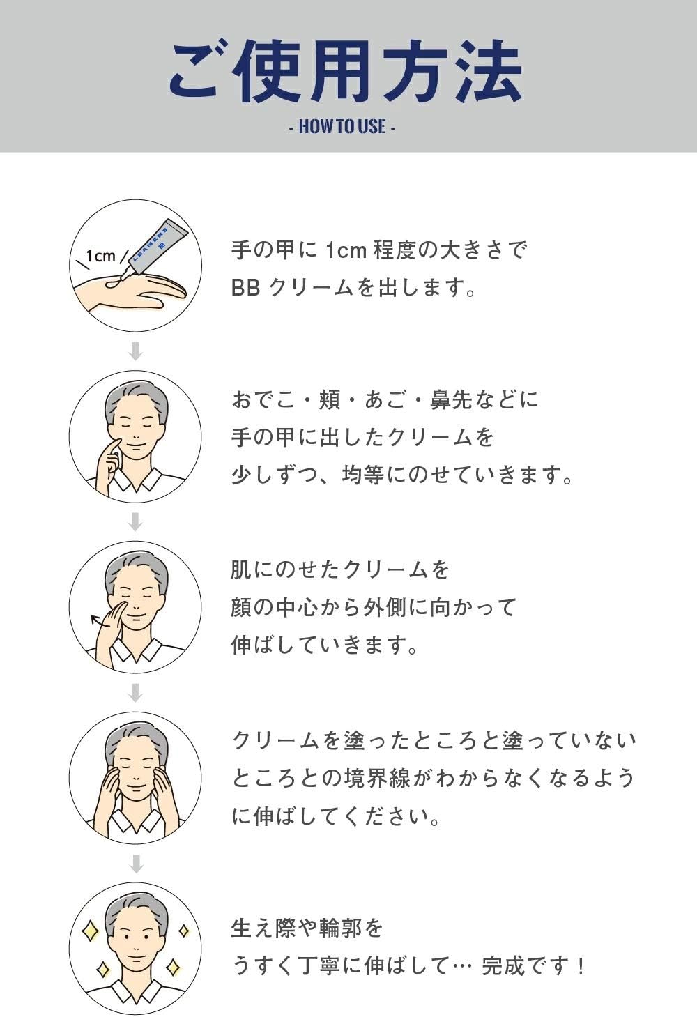 Rare Men's BB Cream Concealer, Men's Foundation, Acne Marks/Blue Beard, SPF30, 0.7 oz (20 g)