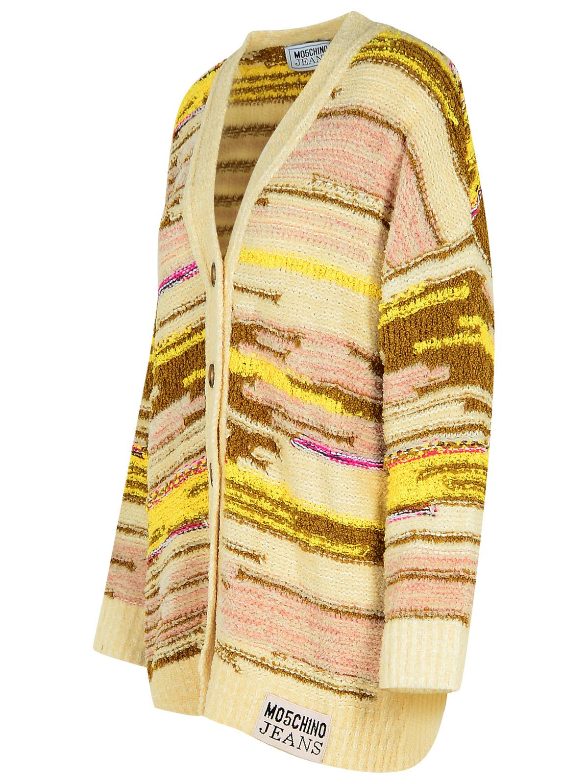 Moschino モスキーノジーンズホワイトコットンブレンドカーディガン - Image 6