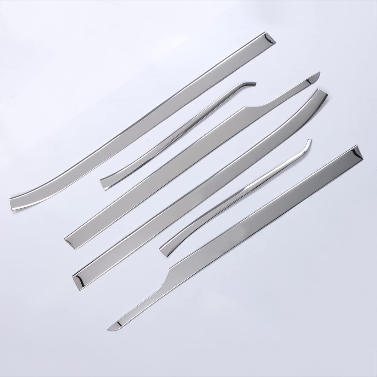 Toyota Alphard/Vellfire 30 Series Early and Late Stage Exclusive Design Window Trim, Plating, Garnish, Material: SUS304 Stainless Steel, Mirror Finish, Weatherstrip Mall, Accessories,