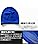 EdgeCity Men's Knit Cap in Cotton/Acrylic, Made in Japan