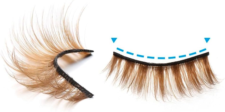 10 Pairs False Eyelashes Brown Natural False Eyelashes Fluffy Cat Eye Mink Eyelashes Volume Long Fluffy False Eyelashes
