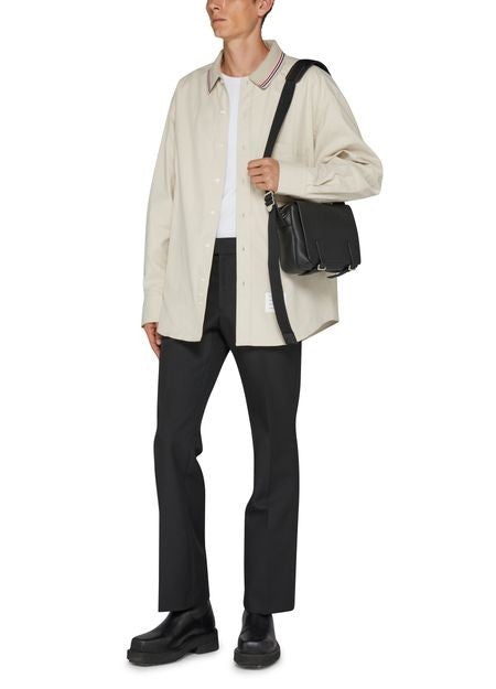 THOM BROWNE Long sleved oversized shirt - Image 6