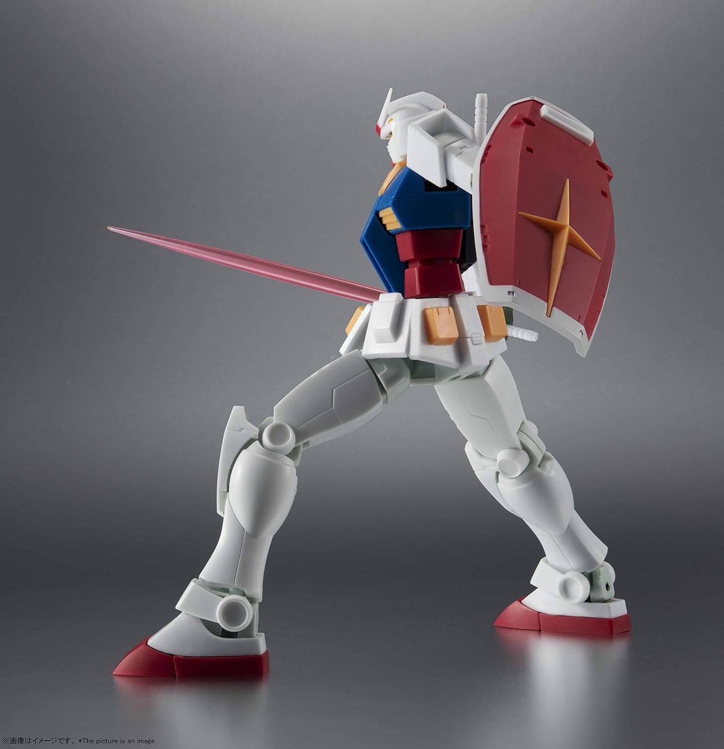 Robot Spirits Mobile Suit Gundam Side MS RX-78-2 Gundam Version A.N.I.M.E. Best Selection, Approx. 4.9 inches (125 mm), ABS & PVC Pre-painted Action Figure