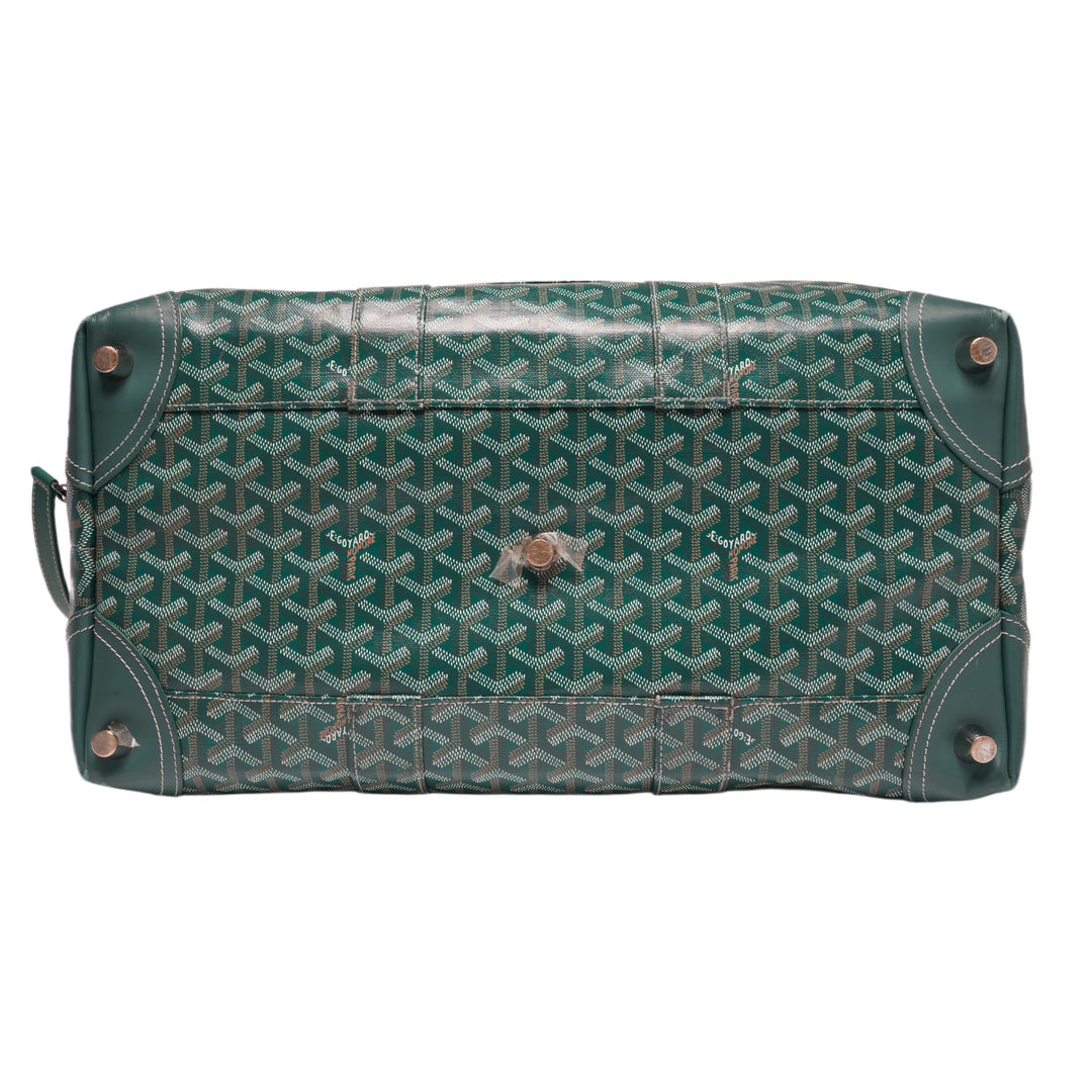 GOYARD 'GREEN' BOWLING 45 DUFFLE BAG