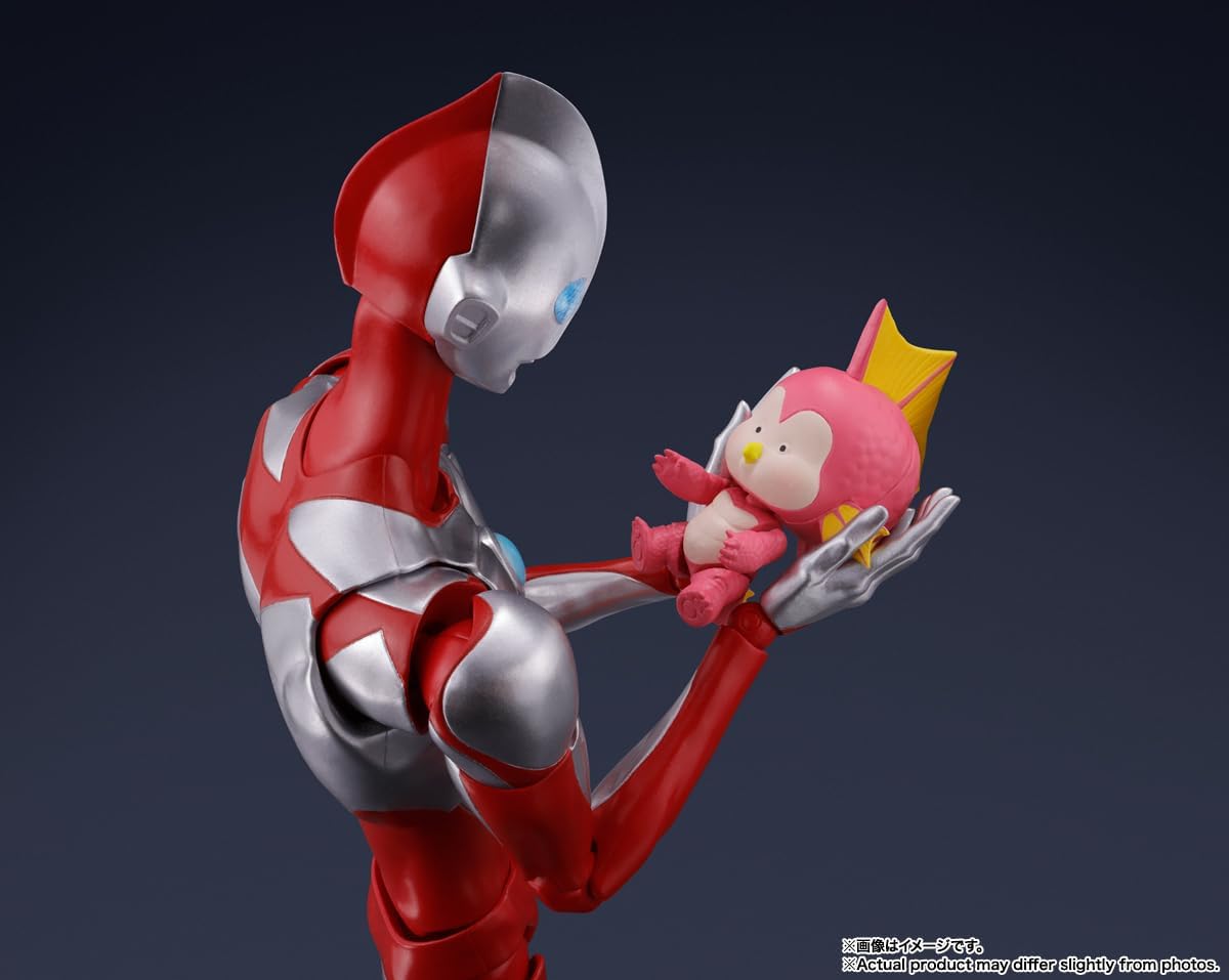 S.H. Figuarts Ultraman & Emi (ULTRAMAN: RISING), Approx. 6.3 inches (160 mm) & 1.2 inches (30 mm), PVC & ABS, Pre-painted Action Figure