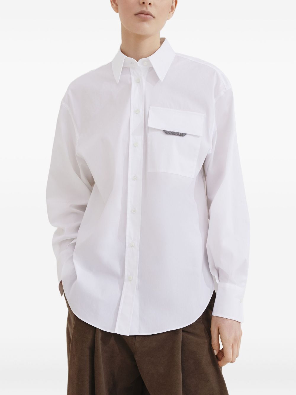 Brunello Cucinelli Shirds White - Image 6