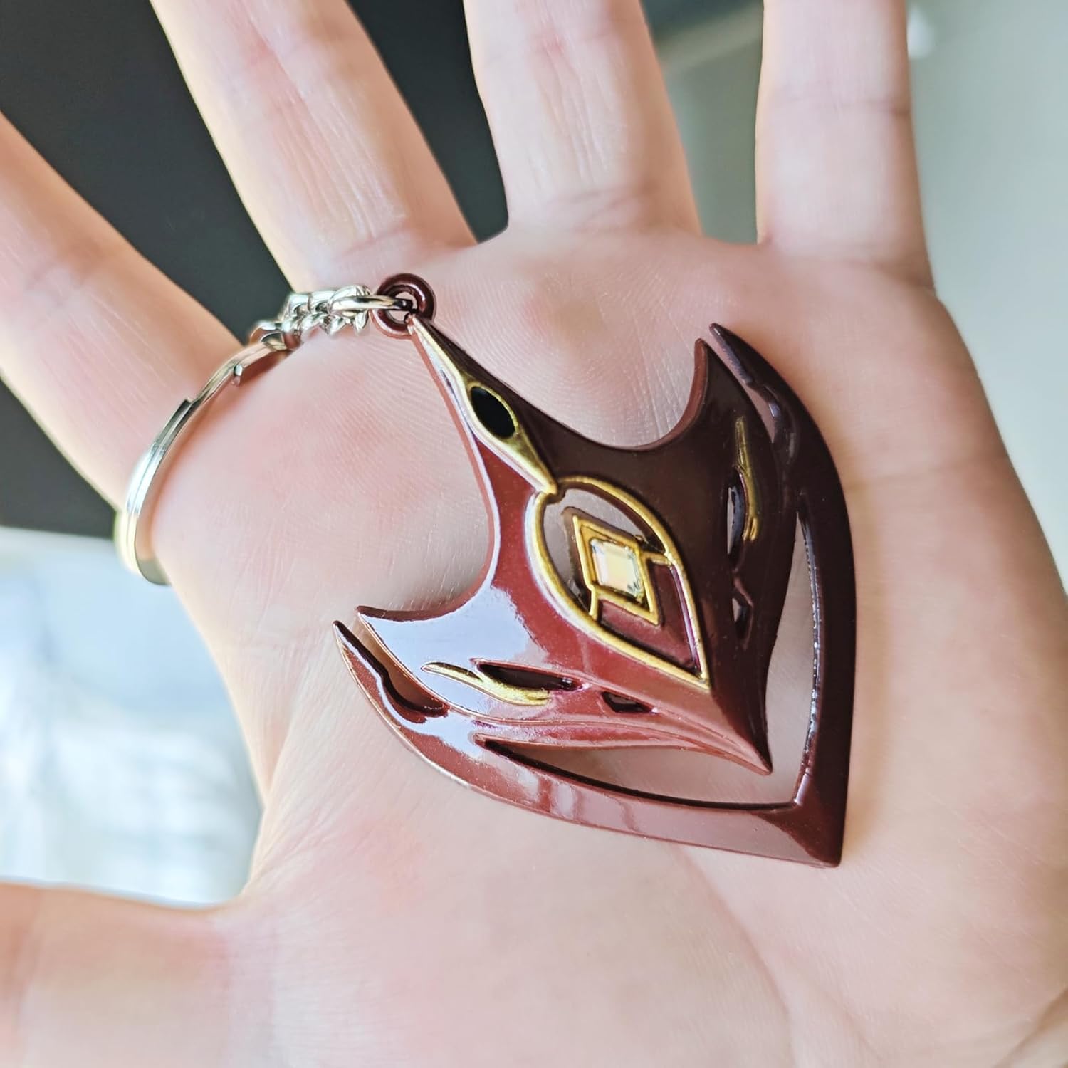 Akixen Haragami Keychain Cosplay Anime Tools Lightweight Goods Fashion Accessory Halloween Christmas Gift, 01