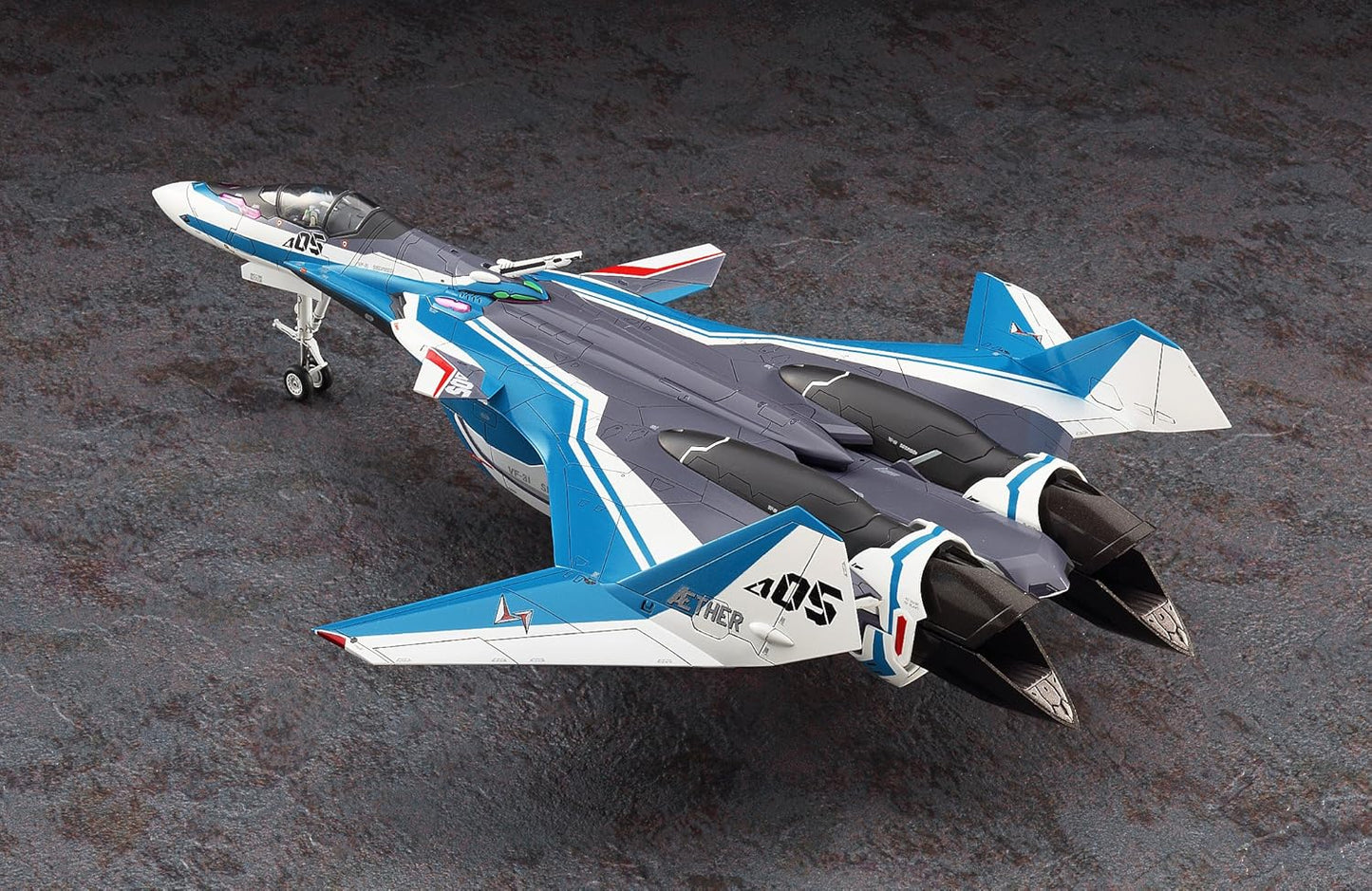 ハセガワ マクロスシリーズ マクロスデルタ VF-31J ジークフリード ハヤテ機 1/72スケール プラモデル 29
