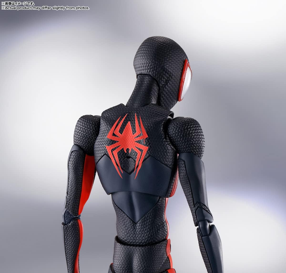 BANDAI SPIRITS S.H. Figuarts Spider-Man: Across the Spider-Bath, Spider-Man (Miles Morales), Approx. 6.1 inches (155 mm), ABS & PVC, Pre-painted Action Figure BAS63989
