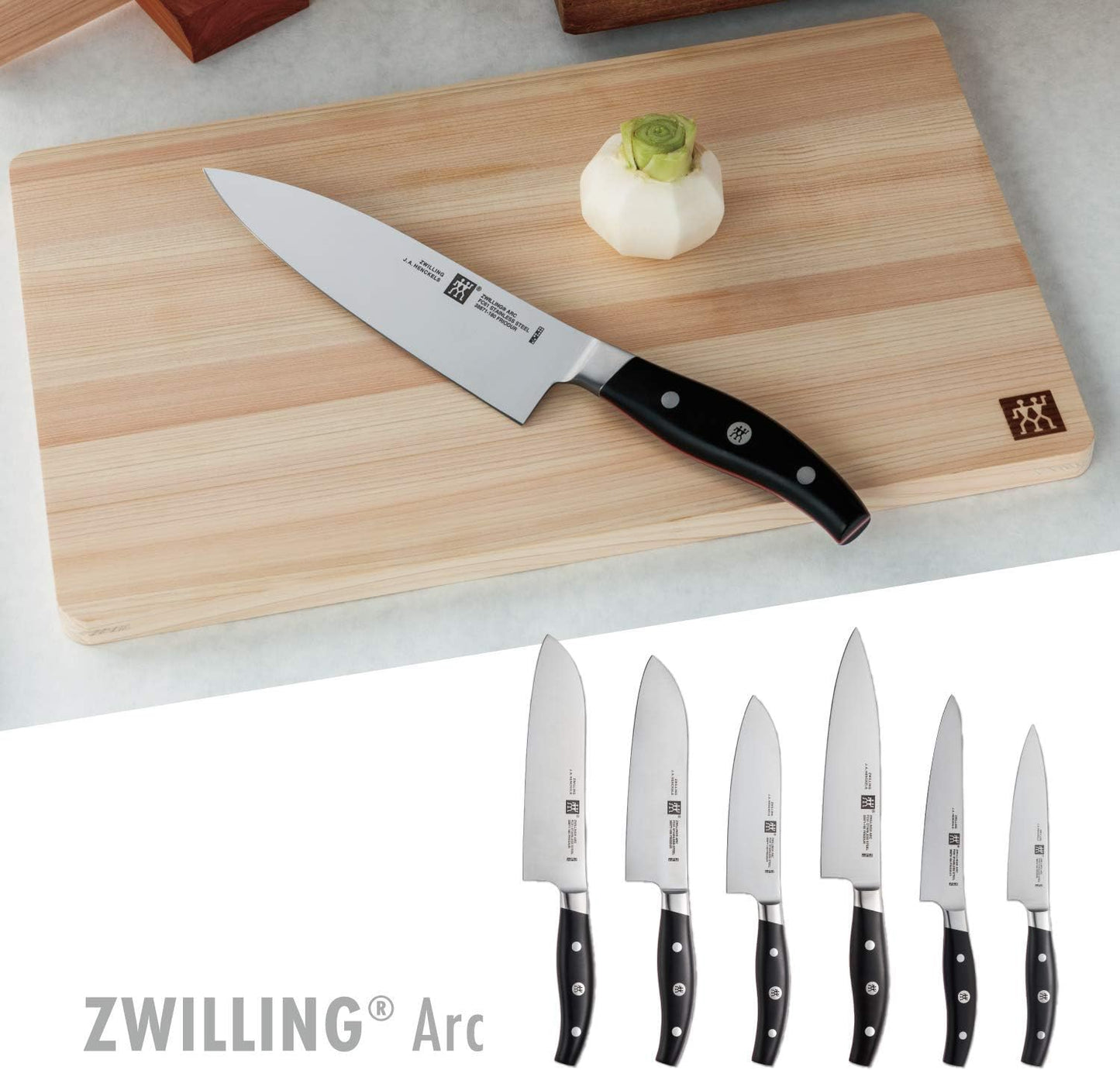 ZWILLING 38877-181 Zwilling Arc Santoku Knife, 7.1 inches (180 mm), Made in Seki City, Gifu Prefecture