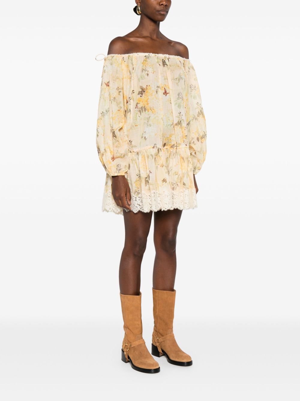 Zimmermann Zimmermann Cascadian Cotton Mini Dress - Image 6